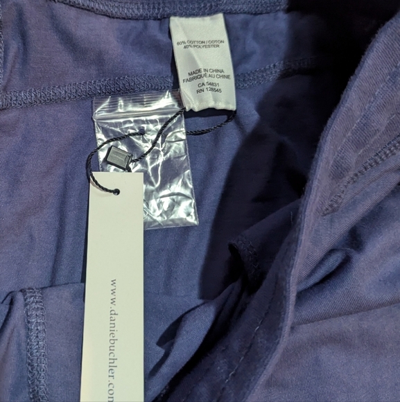 NWT Daniel Buchler Joggers Size XL Lounge Pants Cotton Blend Blue - Picture 2 of 4
